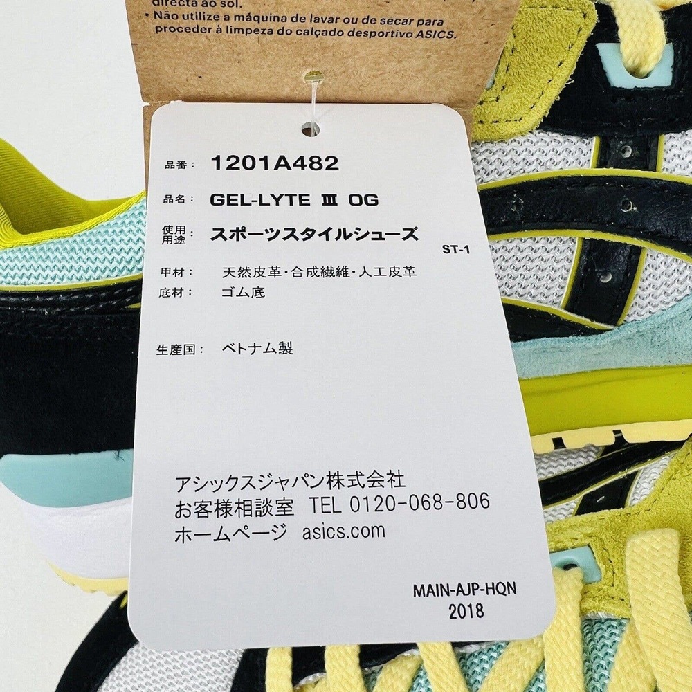 ASICS GEL-LYTE III OG 1201A482 100 White Black Men's‎ Size 9 - Picture 10 of 10